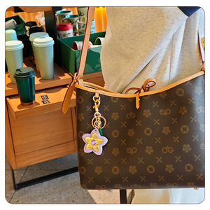 จี้พวงกุญแจรูปดอกเดซี่สุดน่ารัก - พวงกุญแจโลหะผสมสีทองและสีขาวสำหรับผู้หญิง, เครื่องประดับแฟชั่นสำหรับกุญแจ, กระเป๋า หรือกระเป๋าเดินทาง - Product Image 6