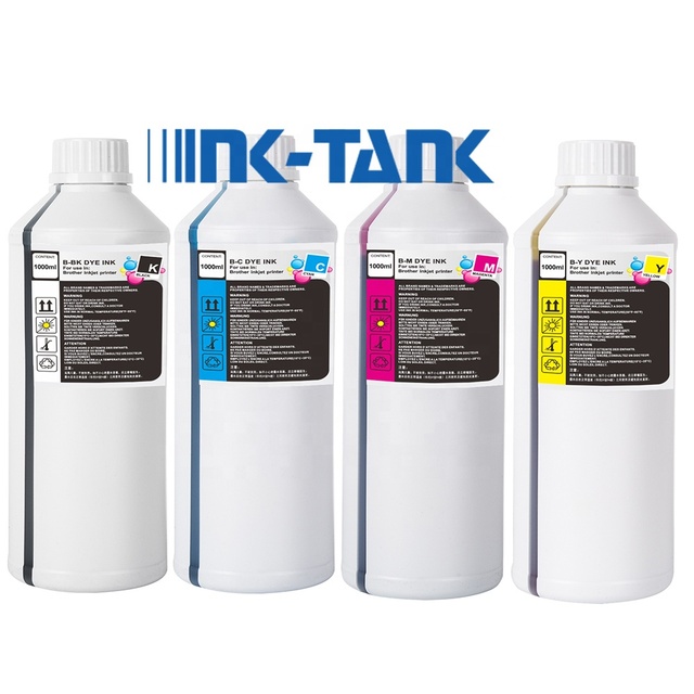 INK-TANK 500ml 1000ml 1L High-End Compatible Premium Color Refill Inkjet Dye Ink for Brother Printer