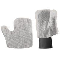 Gants blancs non tissés en PP polyester, anti-statiques, écologiques, réutilisables, d'épaisseur moyenne, certifiés CE, de la marque Clear Brand, pour l'été
