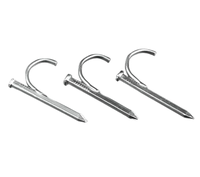 Collier de serrage en U en acier zingué pour tuyaux métriques avec filetage fin et tige lisse pour PVC, PPR, ciment et clous de type standard