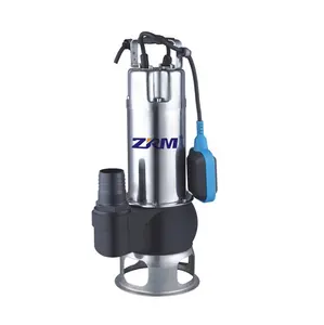 2Inch 220V 750W 1HP dirty water pump Vertical Well Stainless Steel Submersible Sewage Pump Price With Float Switch