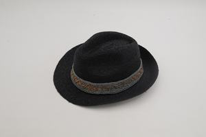 Phụ nữ thanh lịch Nhà thờ đám cưới fascinator sang trọng rộng vành Váy Phụ kiện bên người Anh phong cách chính thức Fedora mũ rơm - Product Image 5