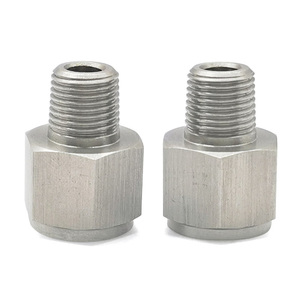 1/8NPT-Stecker auf M12 * 1 M10 * 1 Innengewinde adapter Edelstahl-Öldruck messer gelenk Universal-Reduzier instrument - Product Image 1
