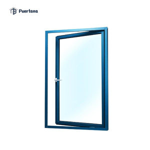 Fenêtre à battant en aluminium avec <span class=keywords><strong>enrouleur</strong></span> de chaîne en aluminium et <span class=keywords><strong>moustiquaire</strong></span> amovible - Product Image 5