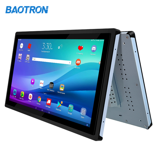 Baotron Factory Direct New 18.5 Inch 16:9 FHD Industrial Embedded USB Capacitive IP65 Waterproof TFT Touch Screen Monitor Black
