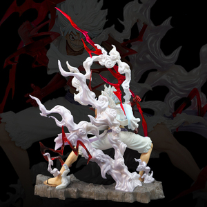 Alta calidad PVC Anime <span class=keywords><strong>Piece</strong></span> 25,<span class=keywords><strong>5</strong></span> cm modelo miniaturas <span class=keywords><strong>One</strong></span> Nika <span class=keywords><strong>Gear</strong></span> <span class=keywords><strong>5</strong></span> <span class=keywords><strong>Luffy</strong></span> <span class=keywords><strong>Figura</strong></span> figuras de acción juguetes para regalo de colección - Product Image 5