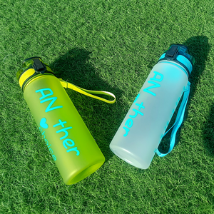 BPA miễn phí rõ ràng màu sắc nhựa trẻ em chai 100% cấp thực phẩm Kid uống chai nước thể thao du lịch chai biểu tượng tùy chỉnh - Product Image 5