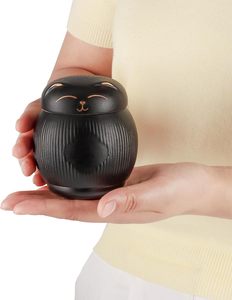 Urna de Cerámica para Cenizas de Gato con Tapa Segura, Caja Conmemorativa, Urnas Funerarias, Recuerdo de Cremación para Gatos, Servicio de Nombre Personalizado Disponible - Product Image 3