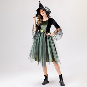 S-xl mago Oz vestito di garza a rete <span class=keywords><strong>strega</strong></span> retrò <span class=keywords><strong>Costume</strong></span> Cosplay di <span class=keywords><strong>Halloween</strong></span> - Product Image 3