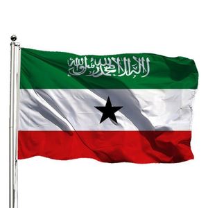 ธงโซมาเลีย/โซมาลิแลนด์ พิมพ์ลายตามสั่ง พร้อมโลโก้ตามสั่ง ธงชาติทุกประเทศ ขนาด 3x5 ฟุต 90*150 ซม. ผ้าโพลีเอสเตอร์แบบพกพา 68D - Product Image 1