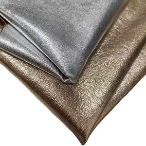 pu synthetic leather suede backing for garment, soft leather for jacket