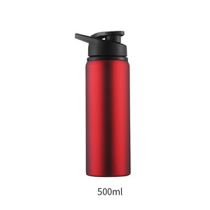 Promotion Wholesale Custom Logo Light <b>Weight</b> 750ml Single Wall Stainless Steel Sport Flasks Aluminum Water Bottle With Lids - Product Image 2