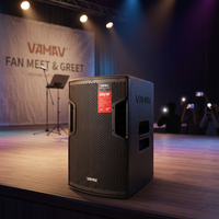 VAMAV Bocinas Activas N12 de Rango Completo 400W 12'' Carcasa de Madera Sistema de Audio para Conferencias, Música y Escenarios