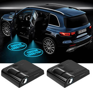 2 <span class=keywords><strong>Luces</strong></span> LED HD de Bienvenida con Logotipo Personalizado, Proyector de Luz para Puerta Interior de Auto, Aptas para Todos los Autos - Product Image 1