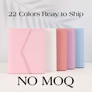 Hongbo 19色A6ペブルレザープランナー30MM-Gold-Ringバジェットバインダーフライリーフインサート付き - Product Image 2