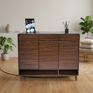 Meuble à chaussures autoportant moderne, console de rangement au design minimaliste pour salon - Product Image 3