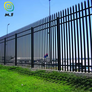 Clôture en acier personnalisable pour l'extérieur, modèles de portails grillagés pour la maison, panneaux de clôture tubulaire en acier galvanisé, fournisseur - Product Image 1