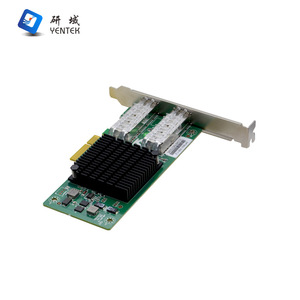 Tarjeta de red PCIe de fibra óptica dual Gigabit Yentek OPT802 para PC de escritorio con interfaz X4 - Product Image 2