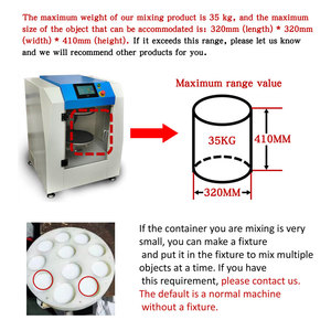 Vente directe d'usine – Mélangeur de pâte cosmétique et de peinture intelligent à commande tactile, pour revêtements métalliques et pâtes PVC colorées - Product Image 5