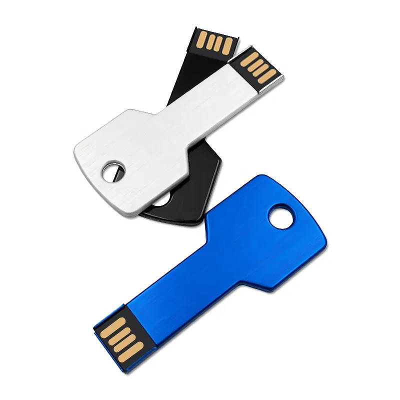 Groothandel Metalen Usb Sleutel Memory Stick 16Gb 32Gb Aangepaste Logo Usb 3.0 Flash Drive 64Gb Relatiegeschenken Pendrive 3.0