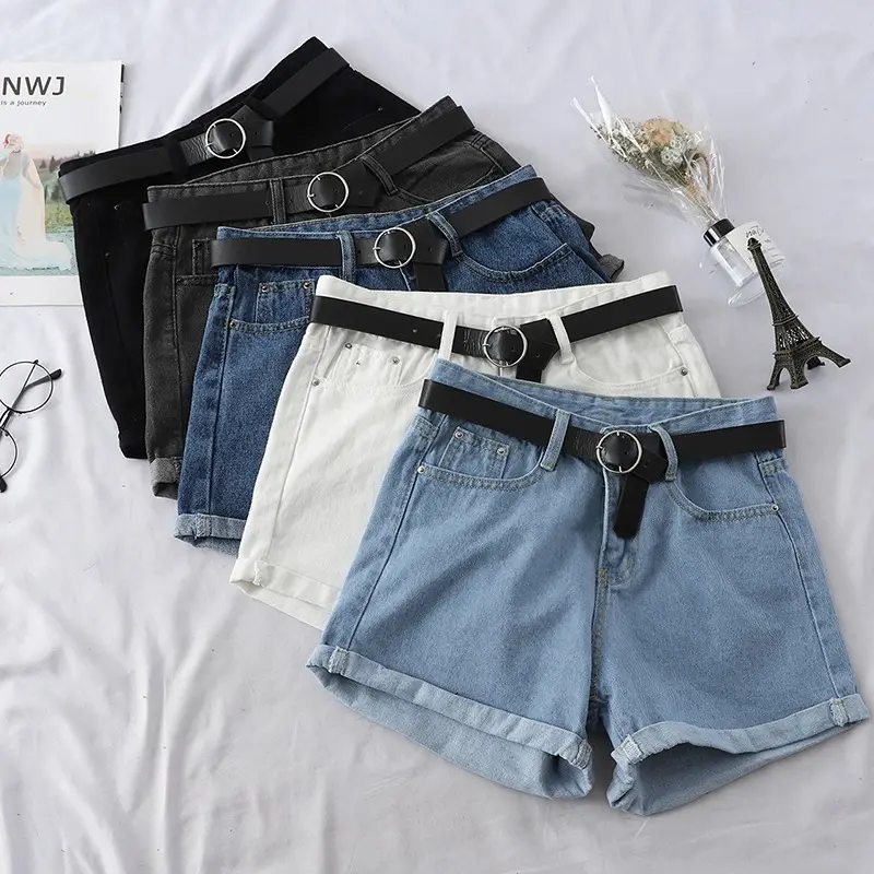 2023 Womens Stretchy Denim Shorts Lady Sexy Summer Jeans Attractive Hot Pants Stock Lot