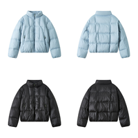 Veste d'hiver pour homme, coupe ample, col montant, duvet de canard blanc, imperméable, chaude