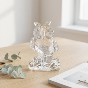 Estatua de Búho Tallada a Mano en Cuarzo Transparente Natural, Figura de Cristal para Decoración del Hogar, Proveedor Mayorista OEM ODM - Product Image 6