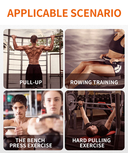 <span class=keywords><strong>Muñequera</strong></span> acolchada para levantamiento de pesas, para gimnasio, entrenamiento cruzado, Fitness, correa para el <span class=keywords><strong>pulgar</strong></span>, barra de <span class=keywords><strong>soporte</strong></span> de mano - Product Image 6