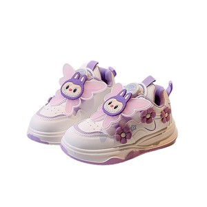 2025 automne nouvelles filles <span class=keywords><strong>sport</strong></span> baskets décontractées blanc semelle souple boucle sangle chaussures pour grands garçons et filles <span class=keywords><strong>Rab</strong></span> tissu - Product Image 5