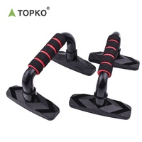 Bar Push Up TOPKO Bentuk I, Dapat Dilepas, Kokoh, Alat Gym Rumahan, Parallel Bar untuk Latihan Dada, Lengan, dan Inti Tubuh