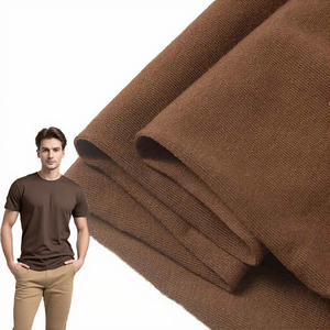 Tissu jersey en coton biologique 100% léger, 180 GSM, uni, teint, matière pour vêtements pour filles et garçons, fil peigné - Product Image 3