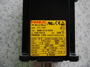 Precio del Controlador CNC Fanuc Motor A06B-0116-B203 - Product Image 4
