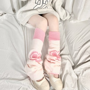 ओएम हॉट बिक्री फैशन थोक कस्टम फीता महिलाओं के लिए दिल के पैर वार्मर - Product Image 2