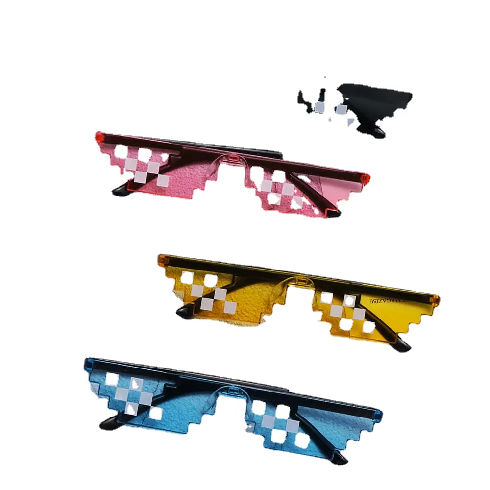 Забавные очки нового дизайна, черные очки для игры в стиле ретро