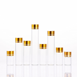 Tubes en verre pour voyage et affichage de taille personnalisée résistants aux enfants avec couvercles à vis - Product Image 5