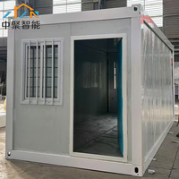 Maison conteneur pliable de type Z avec salle de bain, 20 pieds, petite maison préfabriquée, bureau mobile pliable – Vente chaude du fabricant