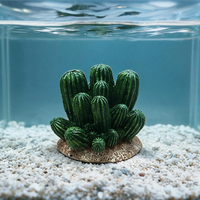 Petite décoration d'aquarium en résine, cactus artificiel, plante du désert pour aquarium, aquascaping, décoration de paysage sous-marin
