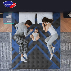 Colchón híbrido de látex natural <span class=keywords><strong>doble</strong></span> reina de lujo moderno colchón de muelles de bolsillo de espuma viscoelástica plegable para hotel - Product Image 1