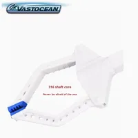 VASTOCEAN Pinza de Limpieza Rectangular Multifuncional de Plástico Ecológico de Dos Garras para Acuarios, Peceras y Corales