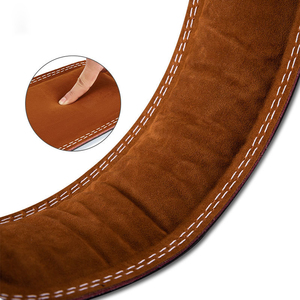 Customized PU Leather Fitness Waist <b>Belt</b> Adjustable Buckle Workout Gym Dip Squat <b>Belt</b> - Product Image 6