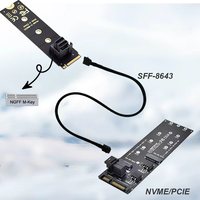 Cable SFF 8643 MiniSAS HD SFF-8643 de 12 Gbps para Computadora, Venta Directa de Fábrica, Envío Rápido, Alta Calidad, al por Mayor