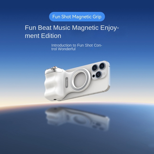 TELESIN Camera Handle Wireless Bracket with Zoom Remote Switch Phone Shooting Mode Magnetic Phone Camera Handle Grip