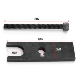 Herramienta de Reparación de Automóviles, Compresor de Resorte de Válvulas 99x29x11mm, Acero, Operado Manualmente, Barra Deslizante Incluida - Product Image 1