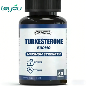 OEM Private Label 500mg Maximum Strength Turkesterone Capsules for Muscle Growth &amp; Energy Boost GMP Certified - Product Image 1