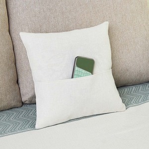 Fundas de Almohada Sublimables al por Mayor con Bolsillo Frontal - Funda de Almohada Personalizada de Algodón y Lino de 40x40cm para Decoración del Hogar - Product Image 5