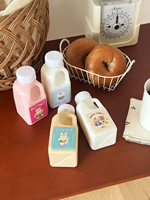 Bouteilles en plastique PP transparentes Zhijia 300 ml/500 ml pour lait et jus avec couvercles - Plage de température de -20°C à 60°C pour les boissons