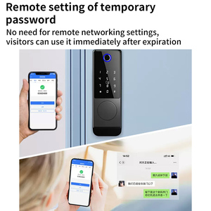 Ngoài trời không thấm nước điện thoại di động tuya ttlock App kiểm soát thông minh vân tay khóa cửa thông minh - Product Image 4