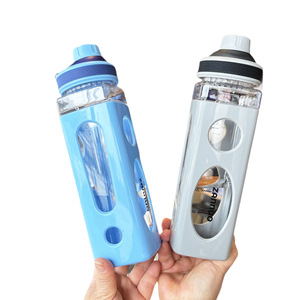 Zamhuo Plastic Water Bottle 650Ml With Tea Infuser Graduated Scale For Students Outdoor Use - Product Image 5