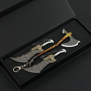 <span class=keywords><strong>God</strong></span> <span class=keywords><strong>of</strong></span> War Game Kratos Leviathan's Axe 17cm Nuevo llavero colgante Chaos Blade Depoir Spear Thor Hammer <span class=keywords><strong>Athena</strong></span> Blade - Product Image 3
