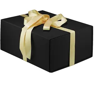 صندوق هدايا MOYEUPAC 9 بوصة × 7 بوصة × 4 بوصة مع غطاء إغلاق مغناطيسي لتغليف الهدايا ، صندوق هدايا لعيد الأب ، عيد الأم ، هدايا ج